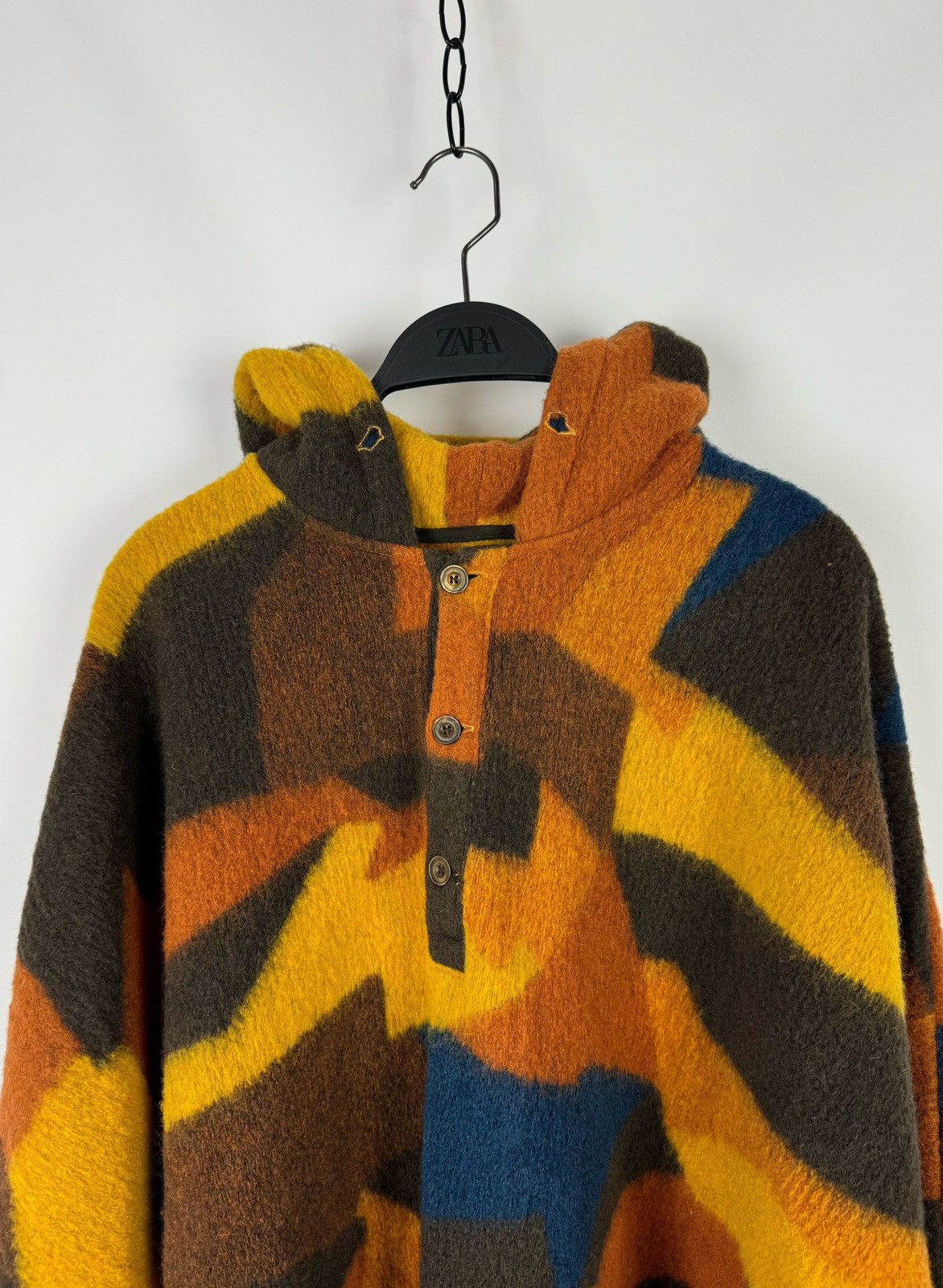 Etudes Etudes France Geometric Multicolor Poncho Unisex Jacket Size M / US 6-8 / IT 42-44 - 3 Thumbnail