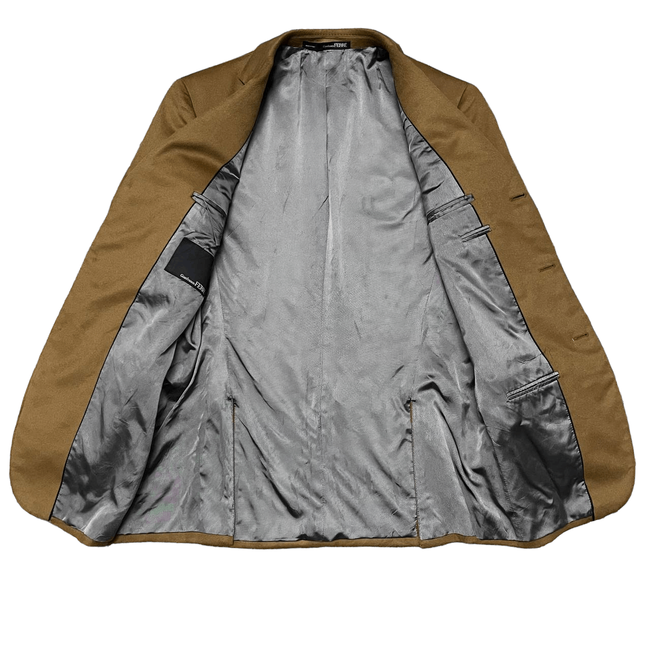Gianfranco Ferre Vintage Gianfranco Ferre Lana & Cashmere Coat Blazer Size US S / EU 44-46 / 1 - 5 Thumbnail