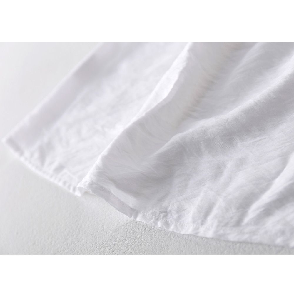 Other Tunic tops tencel blouse short sleeve for women white Size M / US 6-8 / IT 42-44 - 6 Thumbnail
