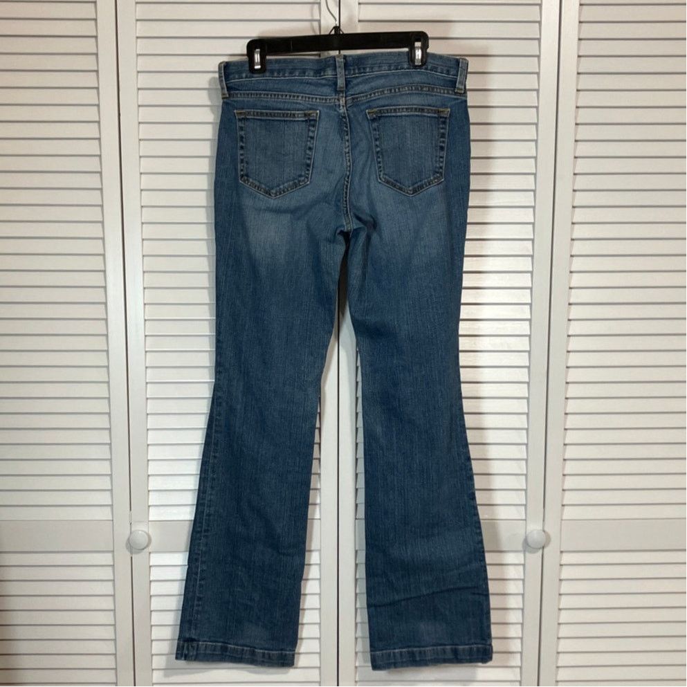 Gap Gap Blue Mid Wash Mid-rise Long & Lean Women Jeans10/30L Size 32" / US 10 / IT 46 - 2 Thumbnail