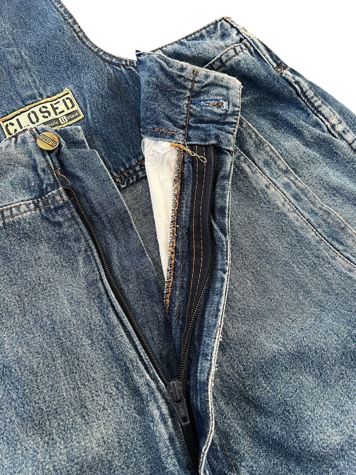 CLOSED × Marithe + Francois Girbaud 1980s Closed MFG Wide Baggy Overall Size US 34 / EU 50 - 11 Thumbnail