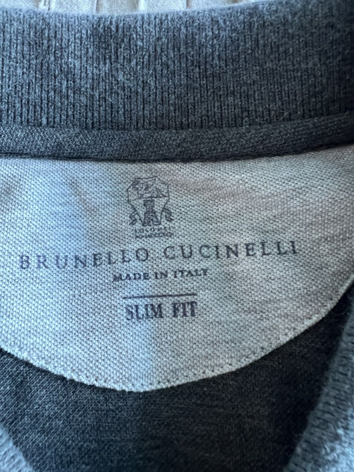 Brunello Cucinelli Brunello Cucinelli Polo with Pocket Size US S / EU 44-46 / 1 - 8 Thumbnail