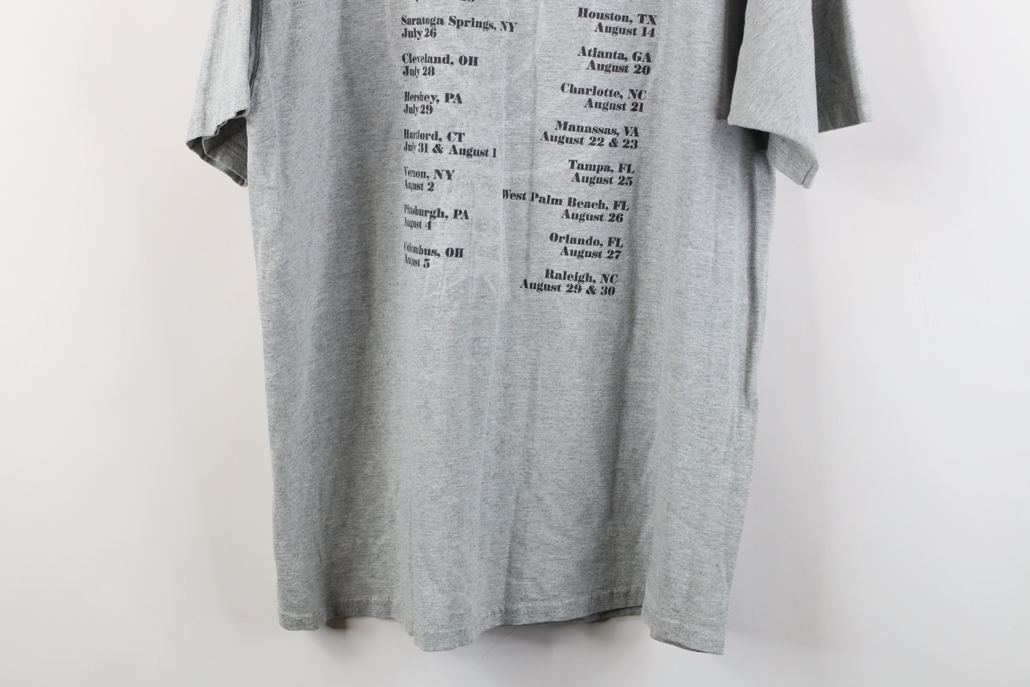 Vintage Vintage 90s Dave Matthews Band Short Sleeve T-Shirt Gray Size US L / EU 52-54 / 3 - 13 Thumbnail