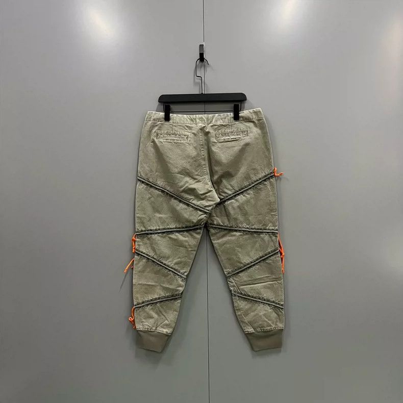 Greg Lauren greg laurenMilitary green contrast stitching pants, size 2 Size US 36 / EU 52 - 2 Thumbnail
