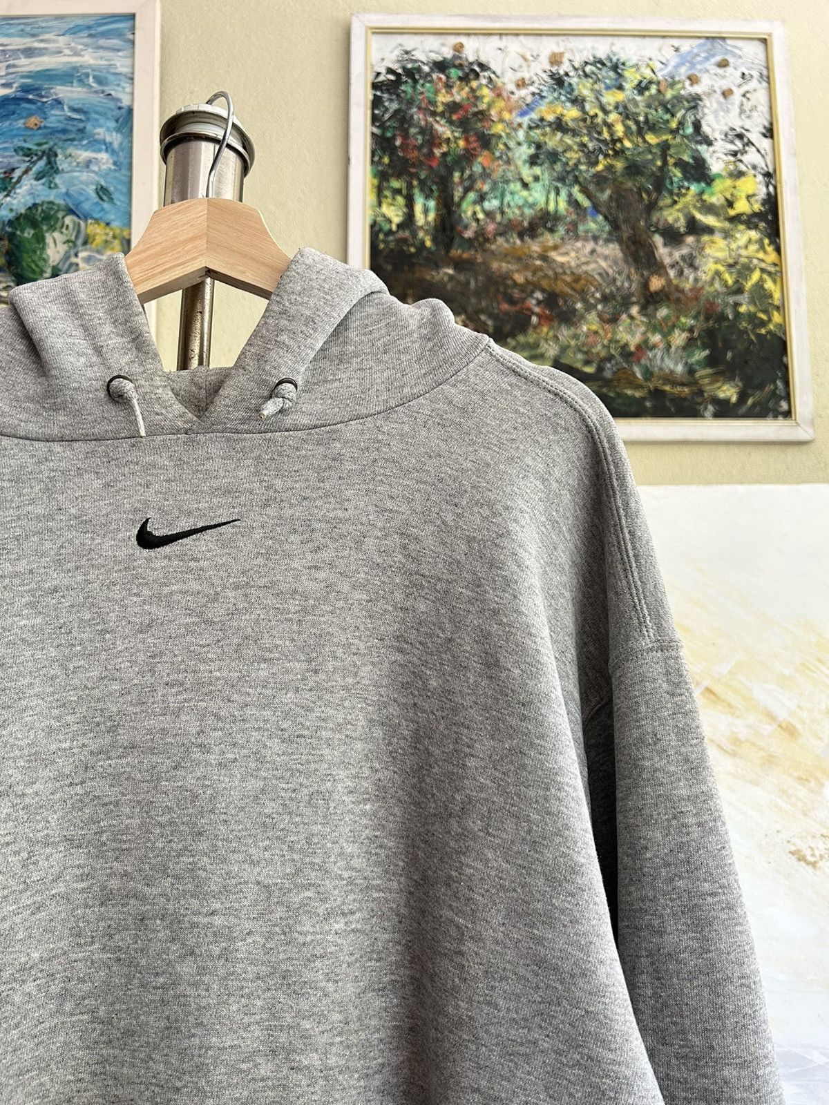 Nike Vintage Nike Center Swoosh Hoodie Size US L / EU 52-54 / 3 - 4 Thumbnail