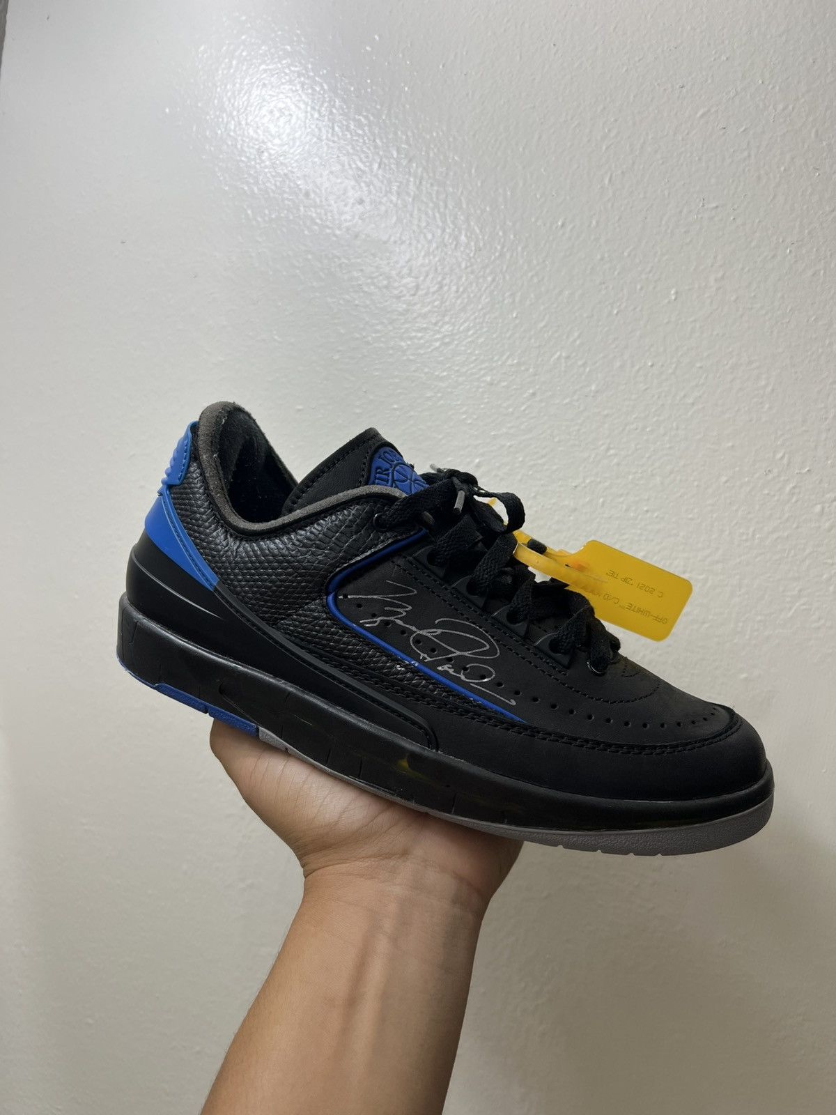 Jordan Low “Offwhite Black Varsity Royal” Size In Men