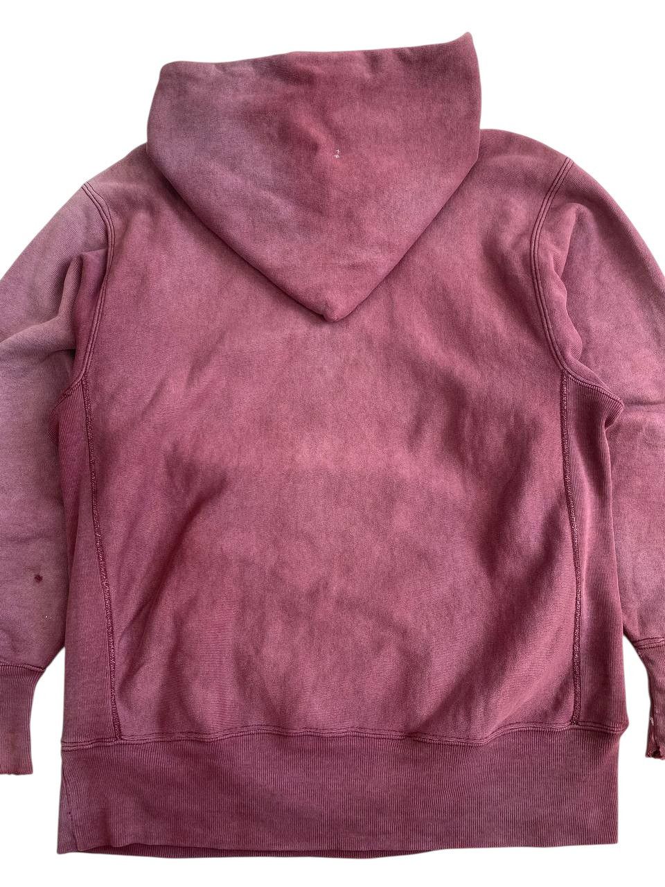 Champion Vintage 90’s Champion Reverse Weave Sunfaded Thrashed Hoodie Size US L / EU 52-54 / 3 - 9 Thumbnail