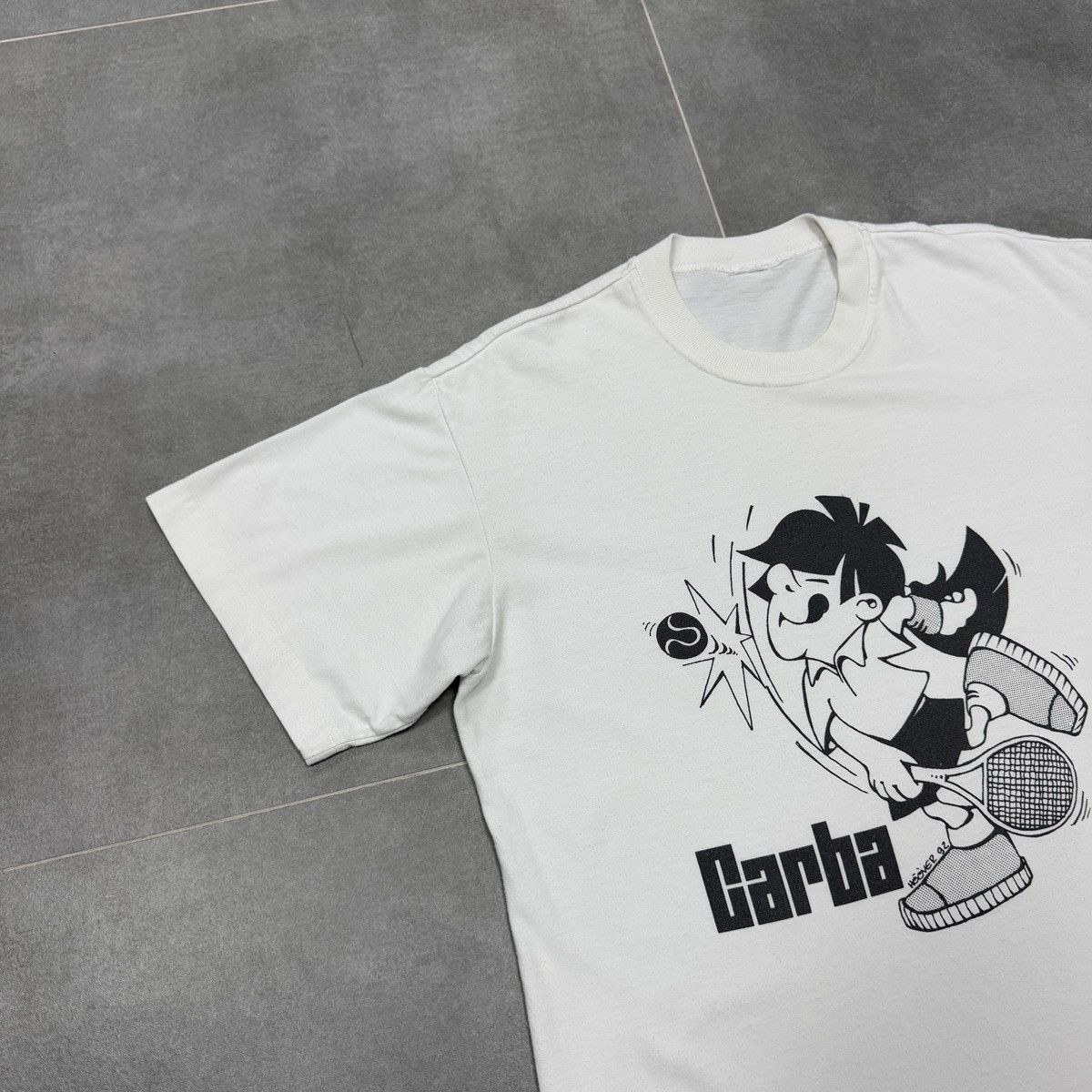 Adidas × Vintage Vintage Adidas Carba Tennis T-Shirt Size M Size US M / EU 48-50 / 2 - 3 Thumbnail