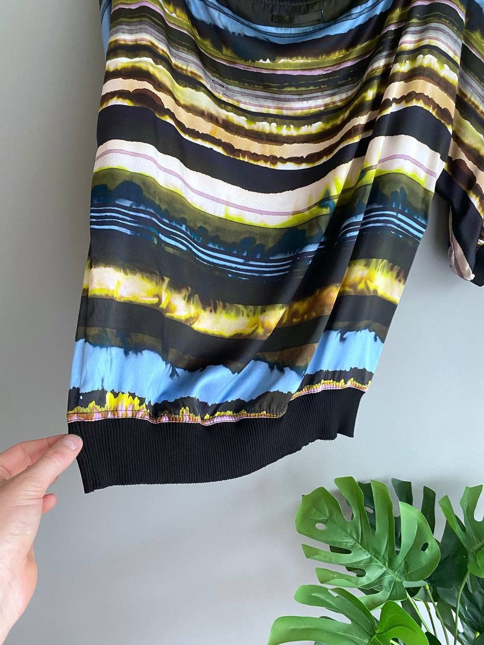 Designer × Jean Paul Gaultier Jean Paul Gaultier Women’s Multicolor Silk Blouse, Size L Size L / US 10 / IT 46 - 11 Thumbnail
