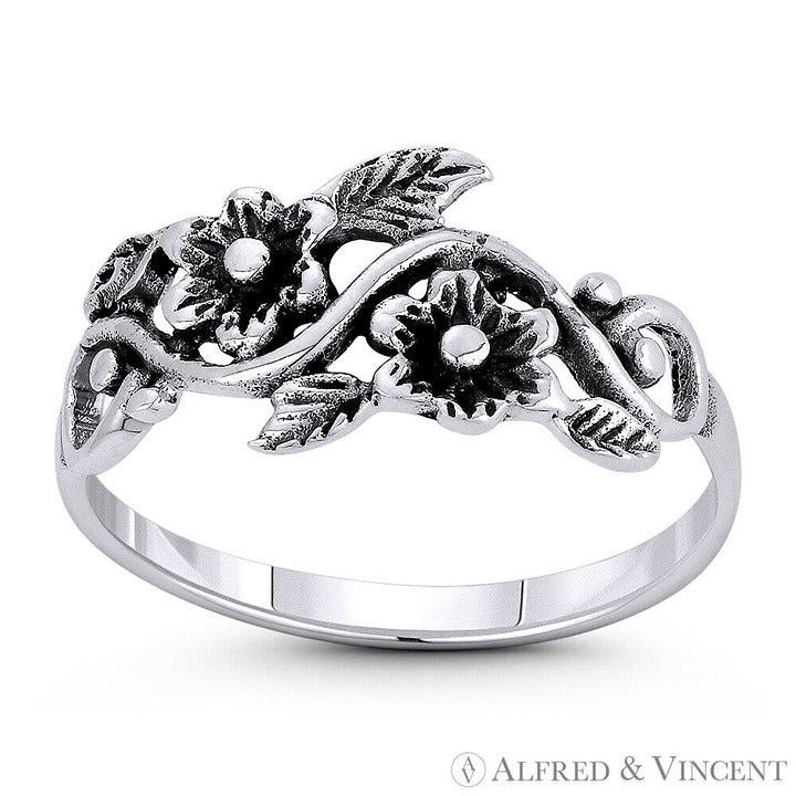 Other Wild Flower, Leaf, & Vine Charm Boho Ring Size 10 Size ONE SIZE - 1 Preview