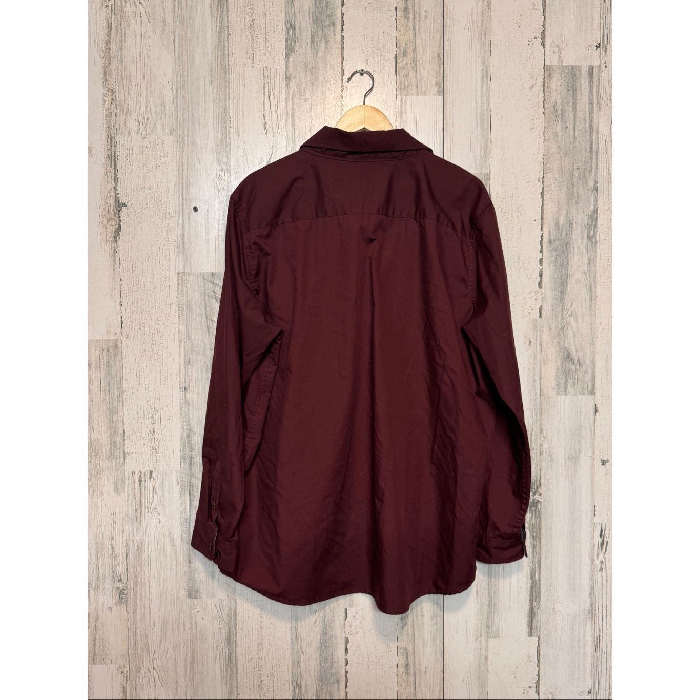 Other Triumph & Tragedy Burgundy Button-Up Shirt 2XL Long Sleeve C Size US XXL / EU 58 / 5 - 4 Thumbnail