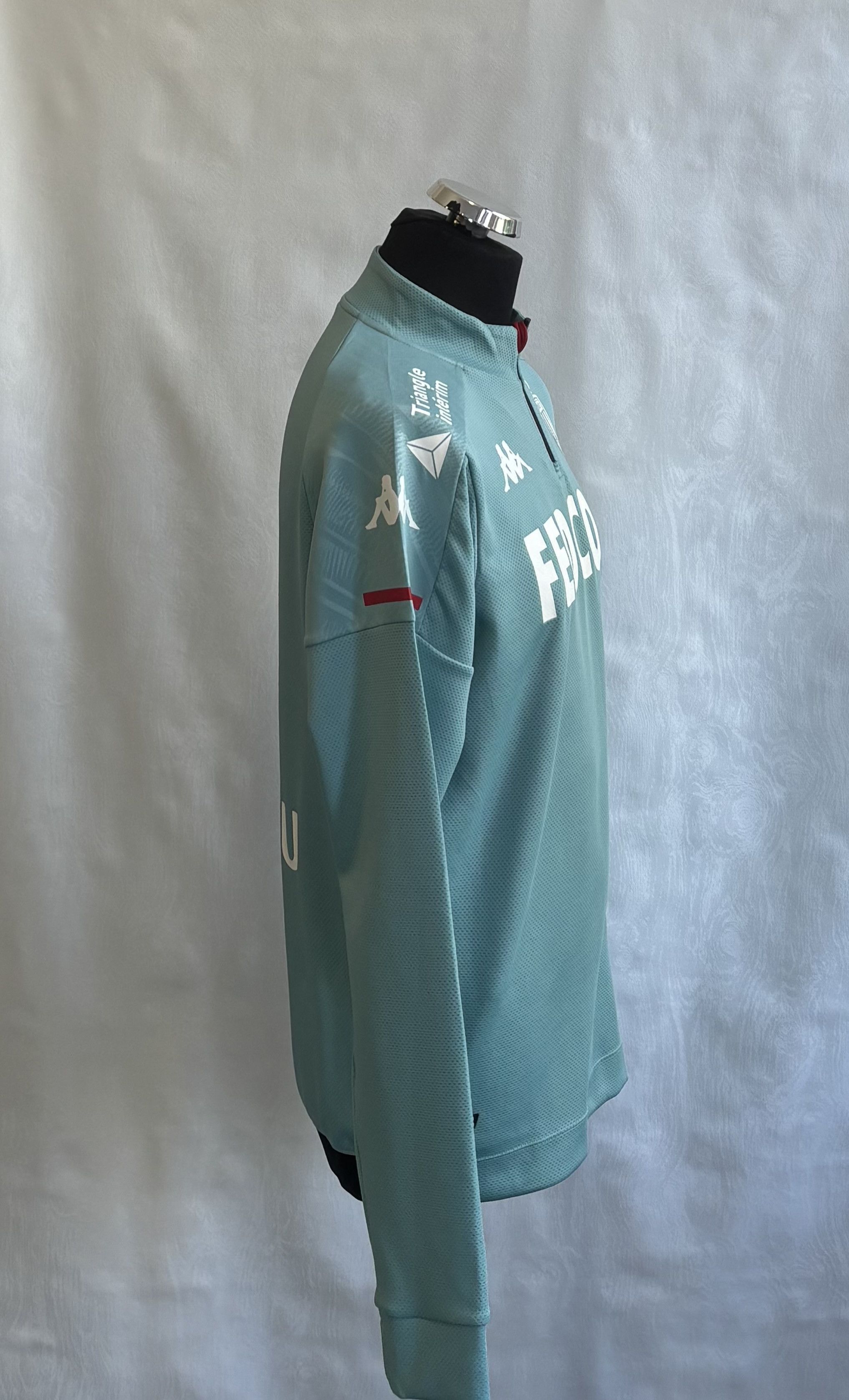 Kappa AS Monaco 2020/2021 Kappa Training Sweatshirt Size L Size US L / EU 52-54 / 3 - 4 Thumbnail