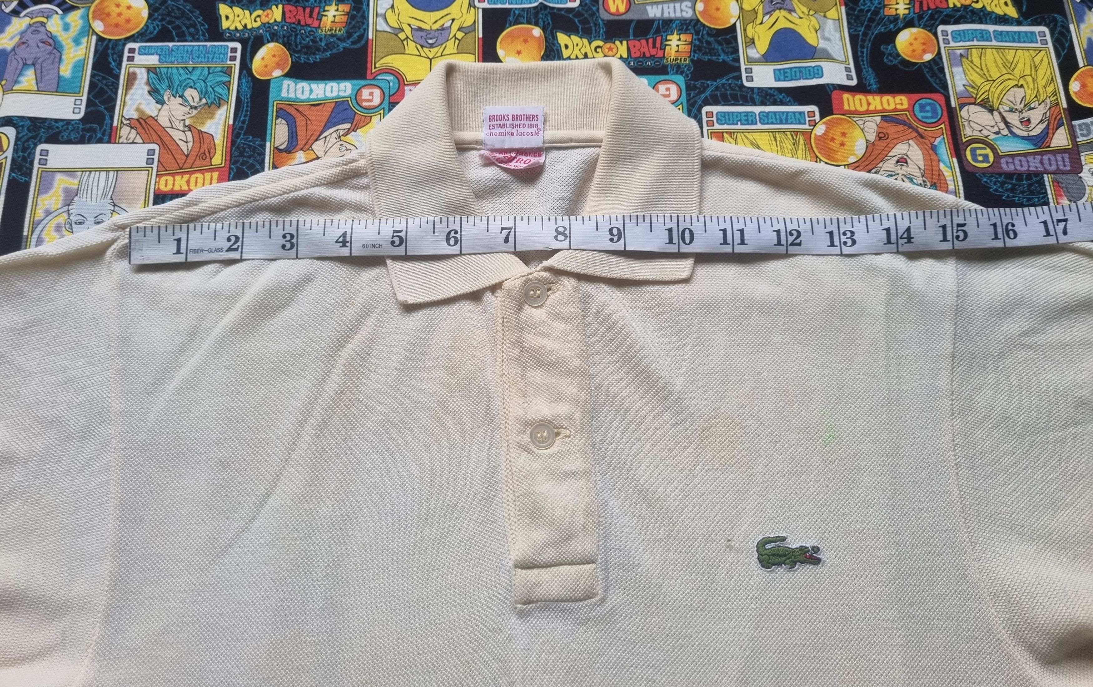Lacoste Vintage Izod Lacoste Youth Beige Homme Polo Size US XS / EU 42 / 0 - 6 Thumbnail