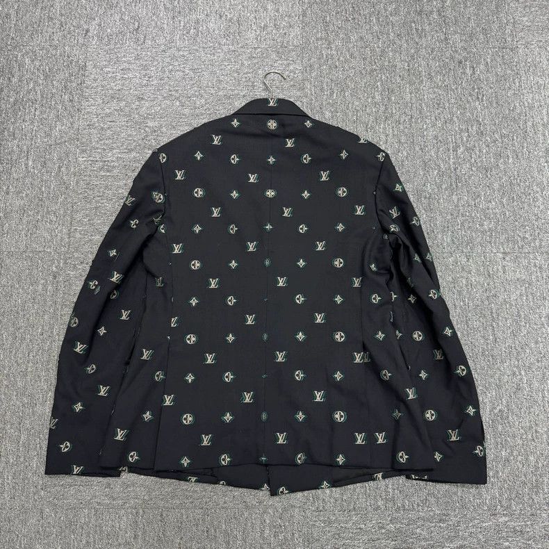 Louis Vuitton Louis Vuitton Embroidered Logo Blazer Jacket-2507 Size US L / EU 52-54 / 3 - 2 Thumbnail