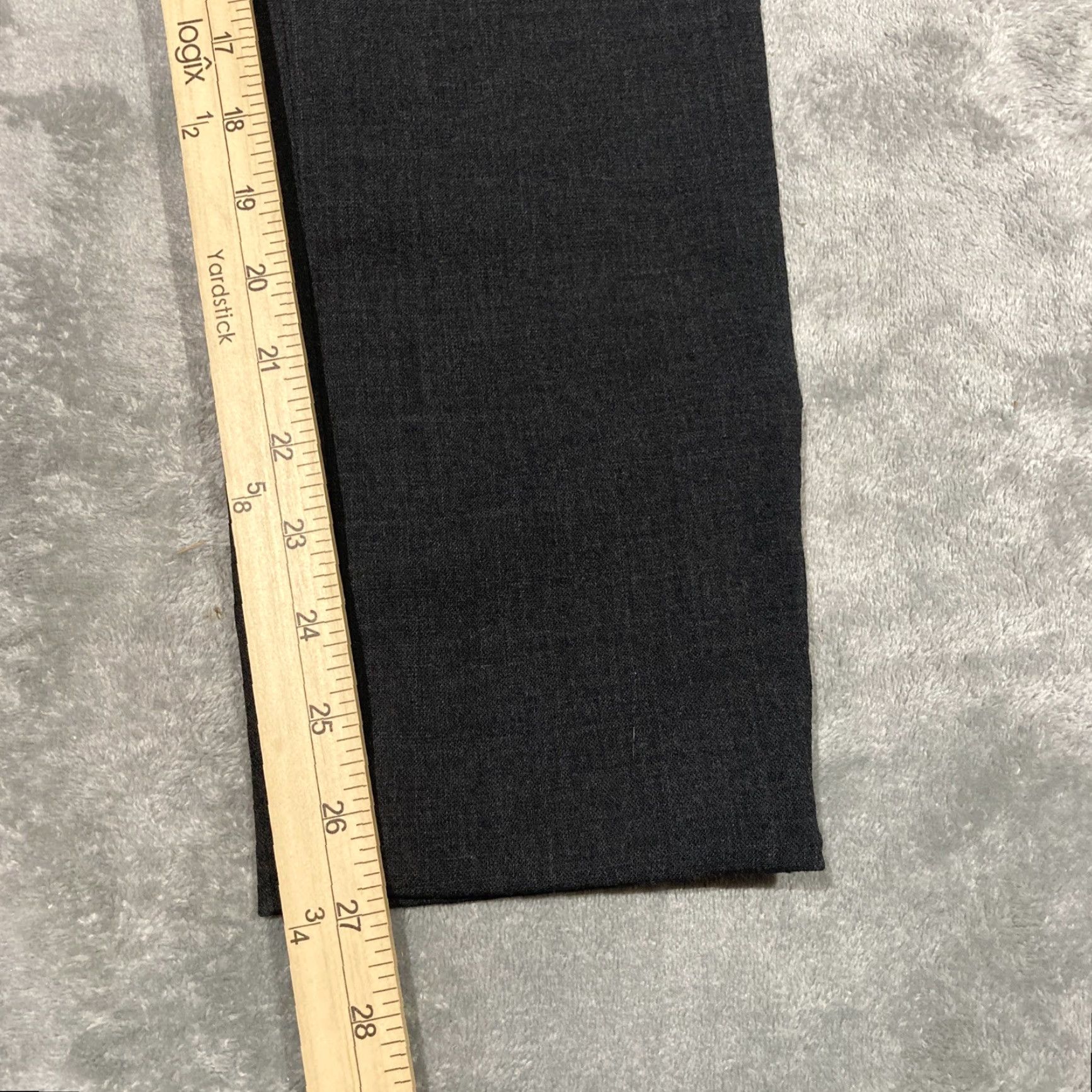 J.Crew J.Crew Pants Women 4 Gray Stretch City Fit Chino Dress Wool Blend Classic Core Regular Size 27" / US 4 / IT 40 - 4 Thumbnail