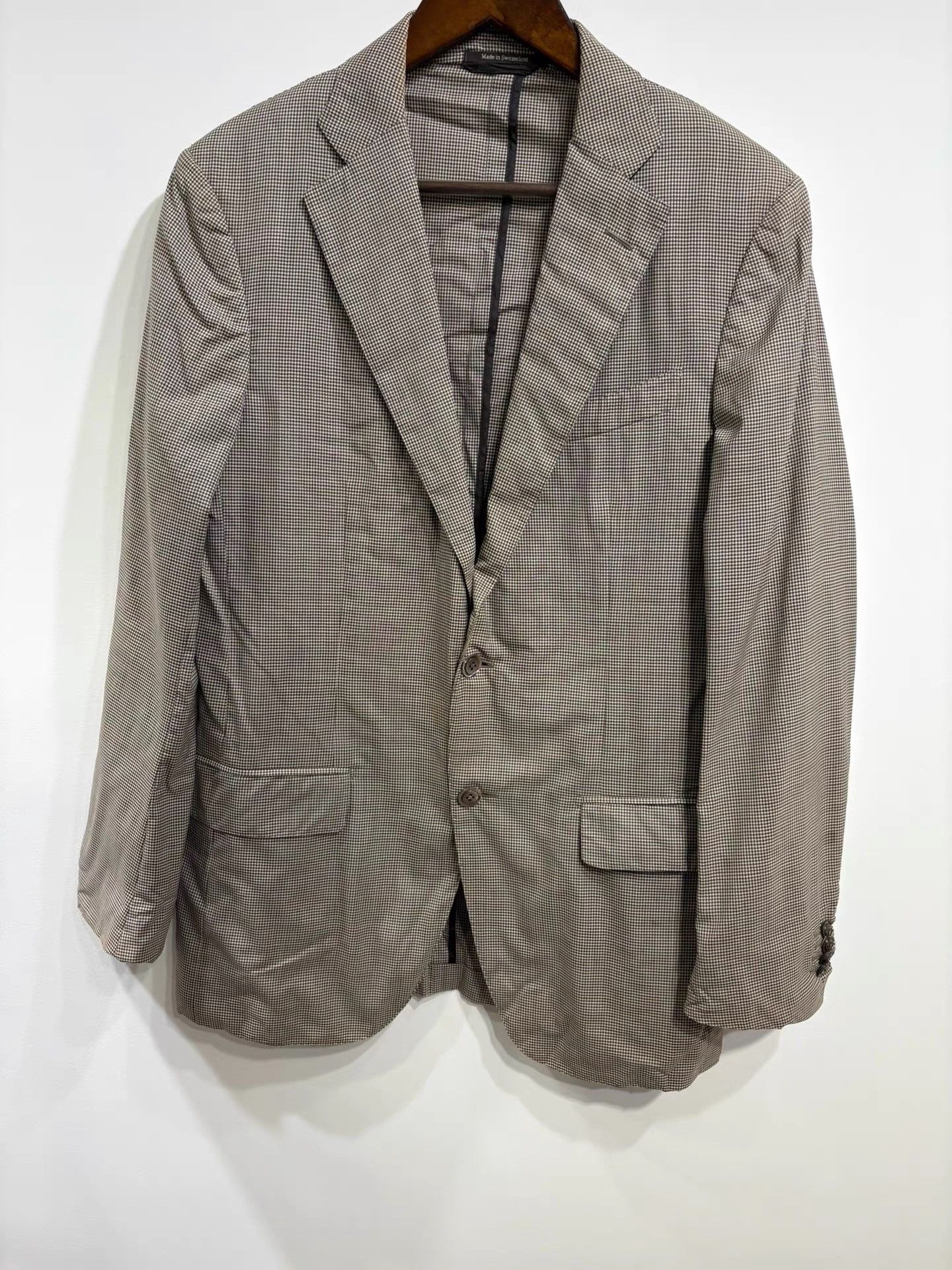 Ermenegildo Zegna Ermenegildo Zegna Plaid Wool Suit Jacket K29 Size US M / EU 48-50 / 2 - 1 Thumbnail