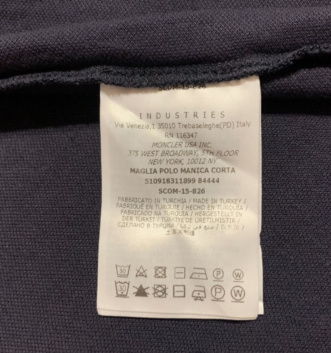 Moncler Moncler polo size S dark blue Size US S / EU 44-46 / 1 - 5 Thumbnail