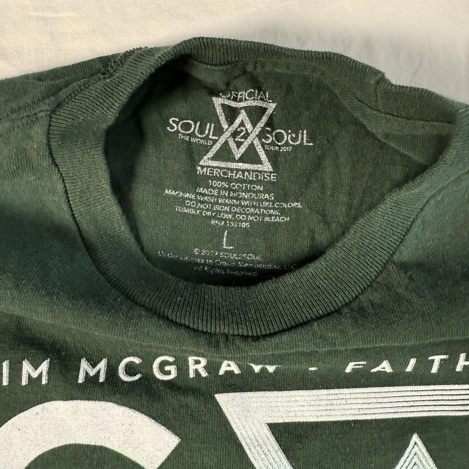 Designer 2017 McGraw & Hill Soul 2 Soul World Tour T-Shirt Size L Size US L / EU 52-54 / 3 - 3 Thumbnail