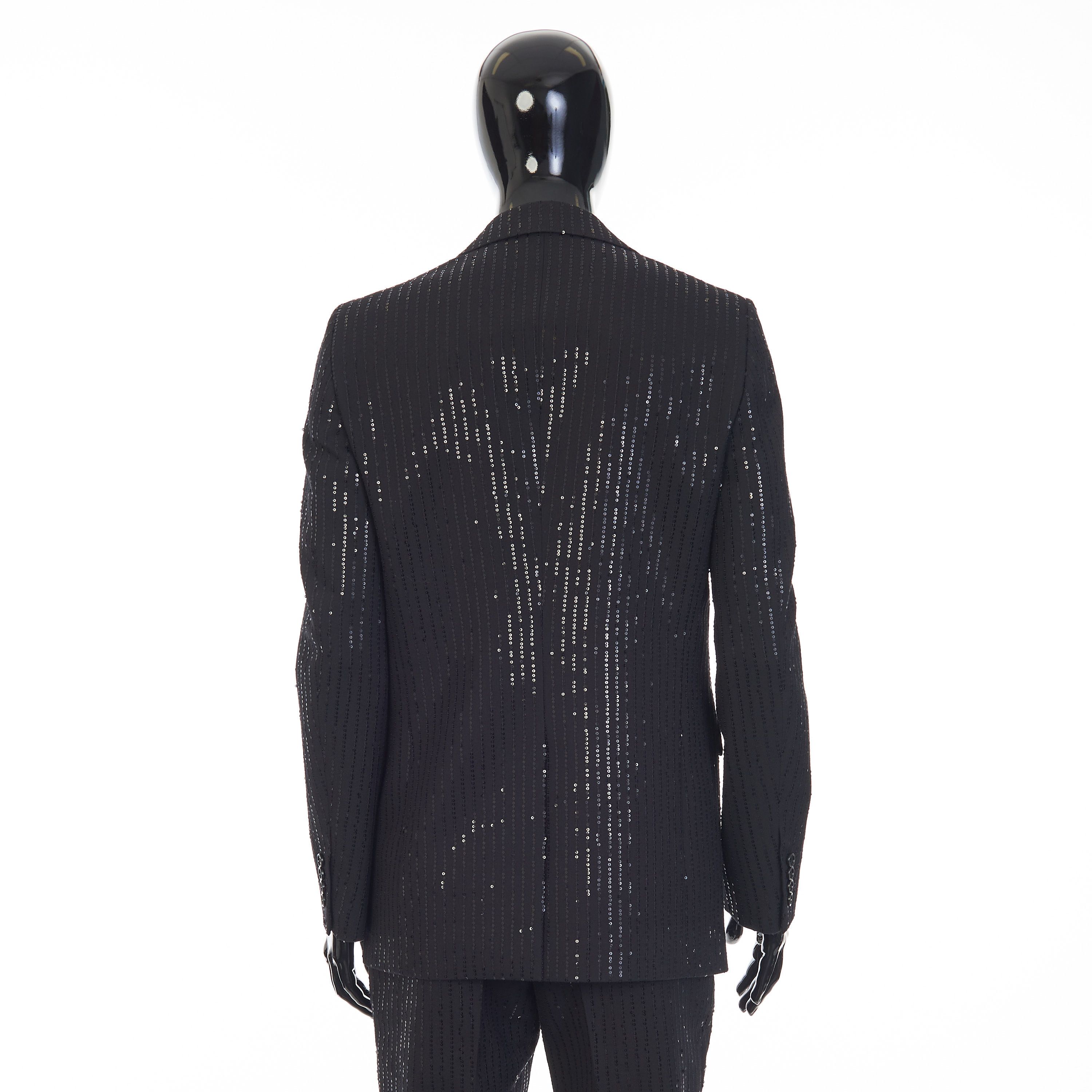 Celine Classic Jacket In Sequin Embroidered Wool Gabardine Size 40R - 5 Thumbnail