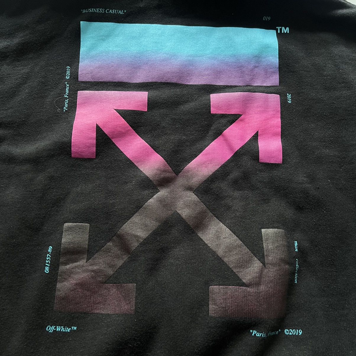 Off-White OFF-WHITE FW18 DIAG GRADIENT HOODIE Size US S / EU 44-46 / 1 - 4 Thumbnail