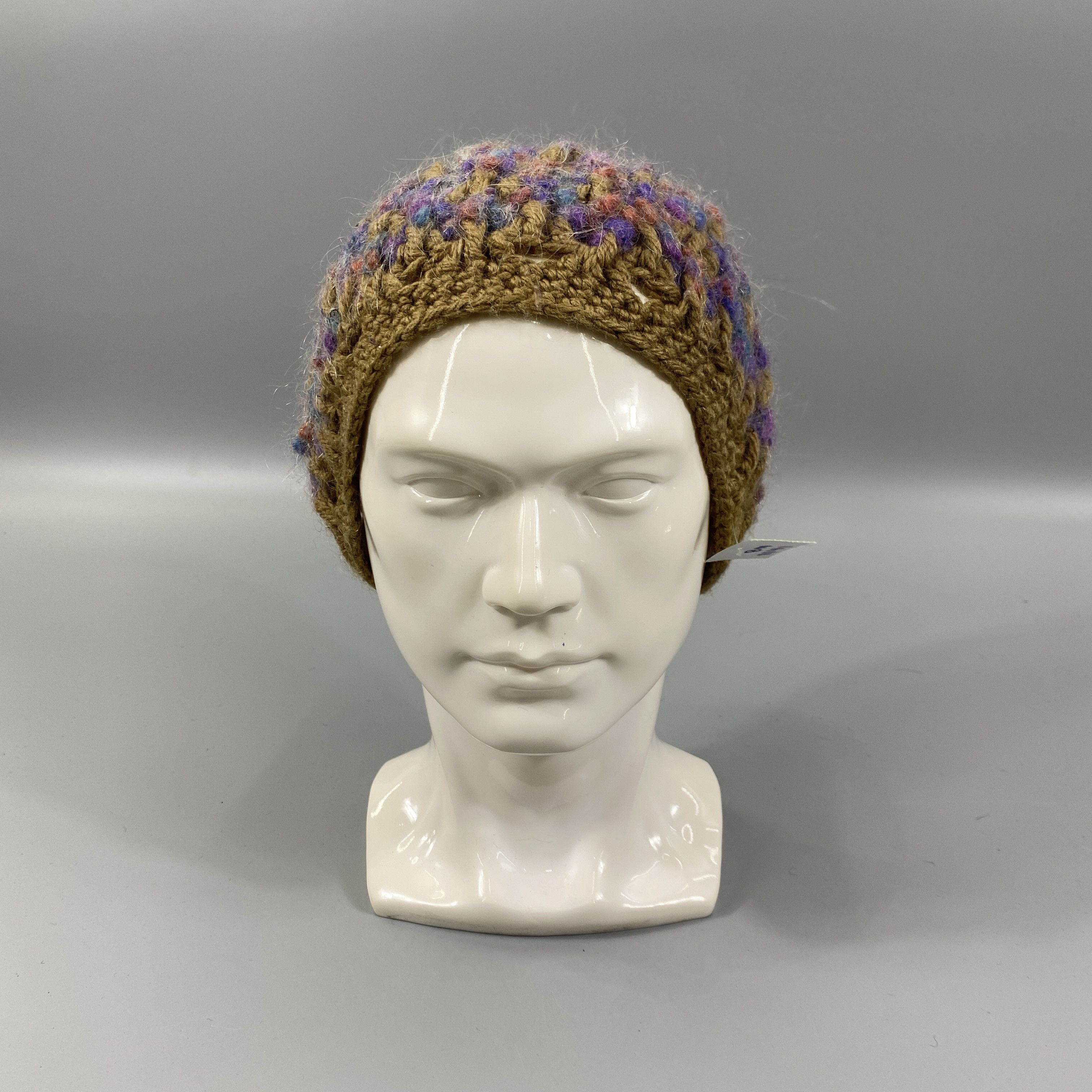 Japanese Brand Multicolor Wool Snow Cap Beanie Hats -BN1141 Size ONE SIZE - 2 Thumbnail