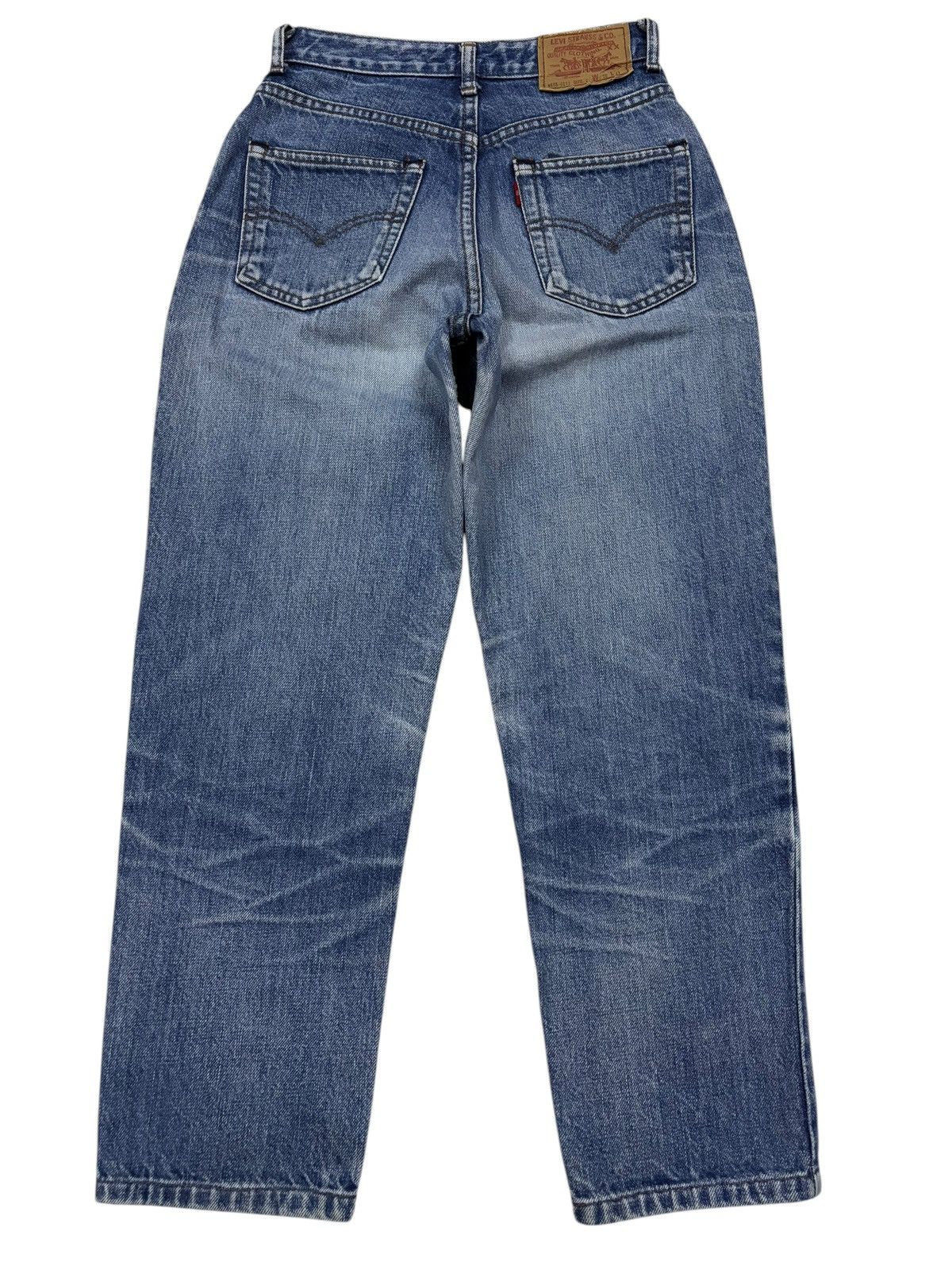 Levi's × Levi's Vintage Clothing × Vintage 80s Vtg Levi’s 603 Faded Blue Washed Cropped Jeans Size 24" / US 00 / IT 34 - 2 Thumbnail