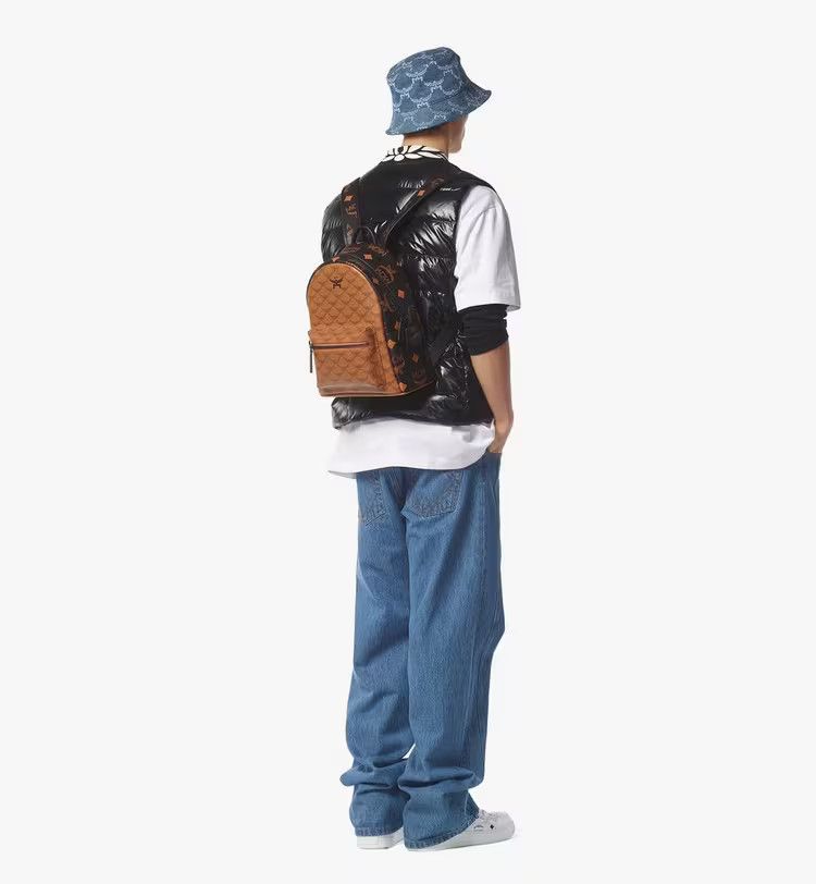 MCM o1mt1gz1125 Dup / Size: OS / Small Backpack in Brown/Black Size ONE SIZE - 6 Thumbnail