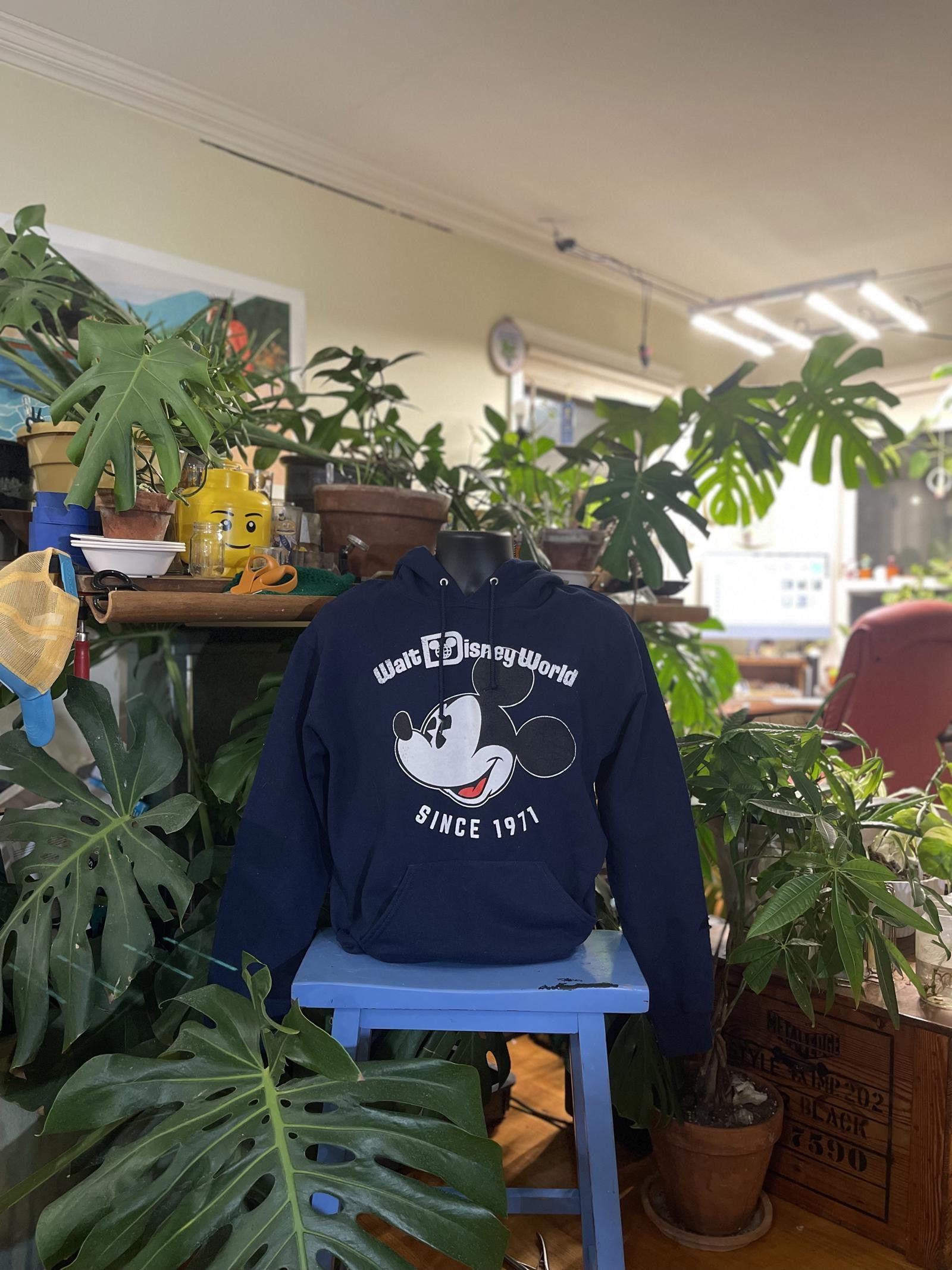 Disney Vintage Walt Disney World Mickey Mouse Hoodie - Since 1971 Size M / US 6-8 / IT 42-44 - 1 Thumbnail