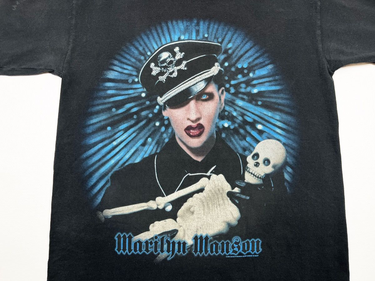 Band Tees Vintage 2004 Marilyn Manson Against All Gods Tour T-Shirt Size US S / EU 44-46 / 1 - 2 Thumbnail