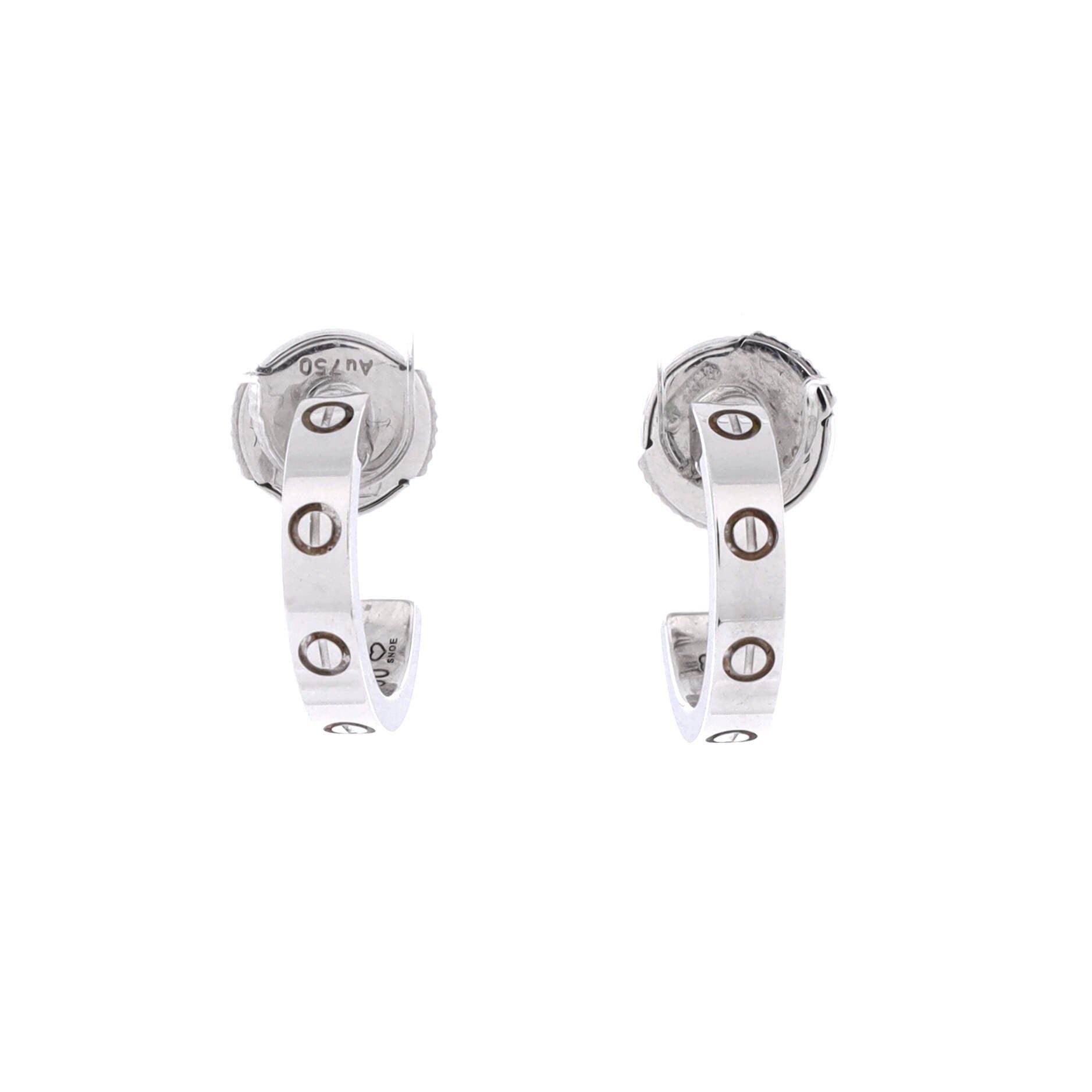 Cartier Love Hoop Earrings, Women's