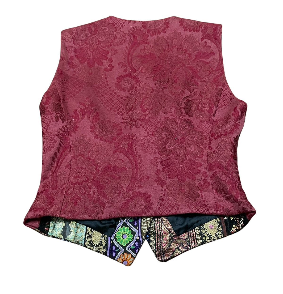 Dolce & Gabbana Rare Vintage Dolce & Gabbana Silk Lame Brocade Vest 1990s Size US M / EU 48-50 / 2 - 2 Thumbnail