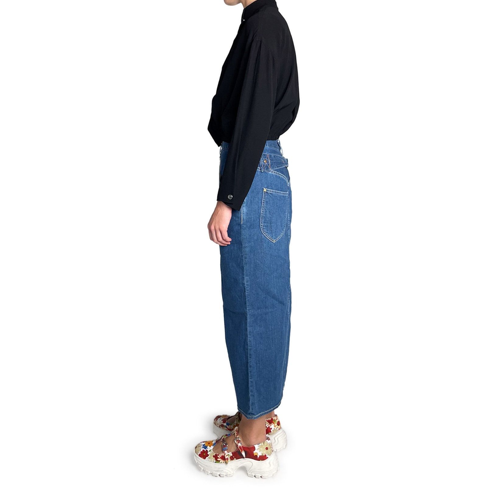 Kapital Kapital Japanese Denim Skirt Size 26" / US 2 / IT 38 - 6 Thumbnail