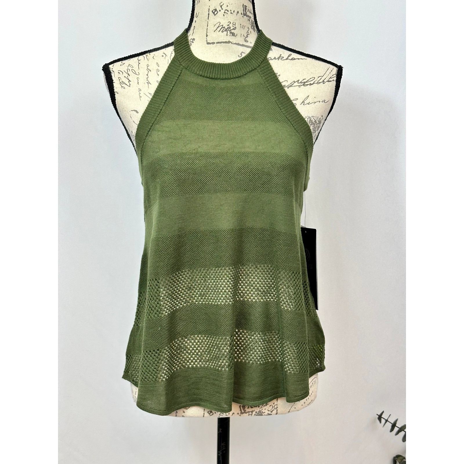Other MPG Sport Halter Sleeveless Tank Top Allude S Size S / US 4 / IT 40 - 4 Thumbnail