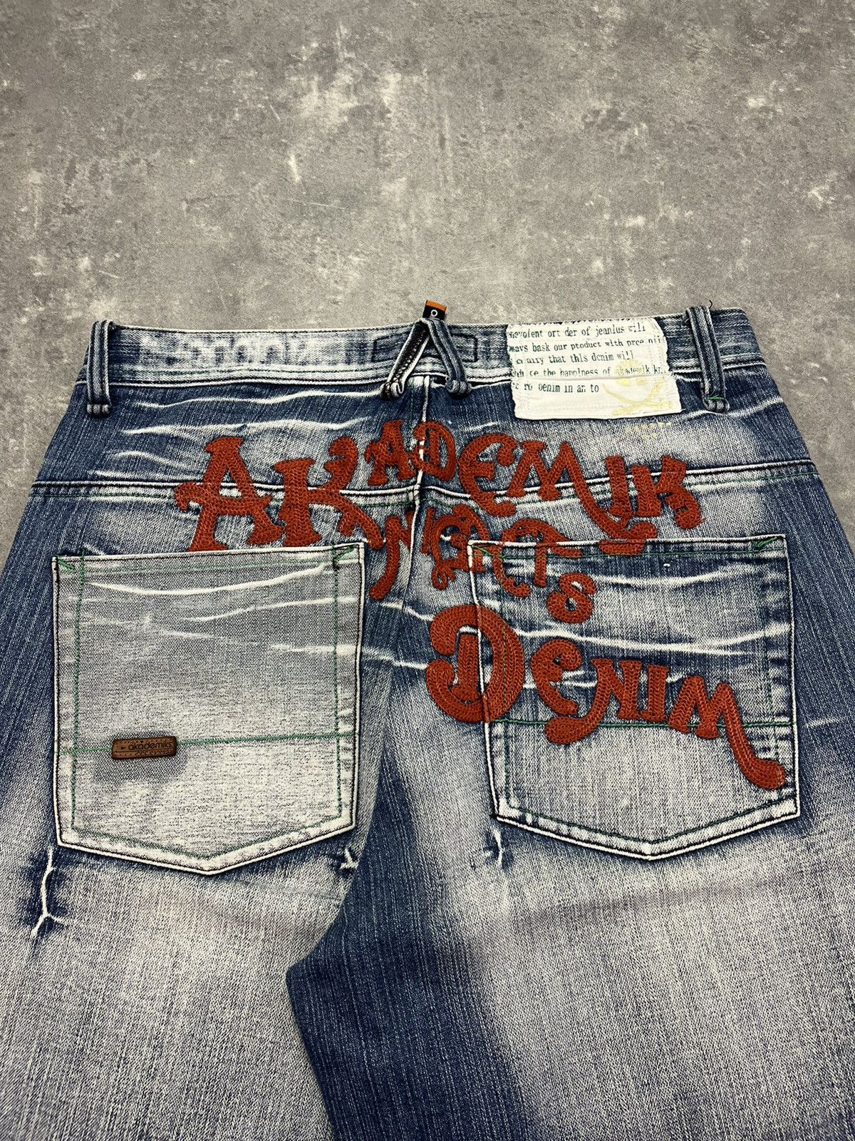 Akademiks Akademiks Big Logo Spellout Cyber Denim Shorts Jorts 34 Size US 34 / EU 50 - 12 Thumbnail