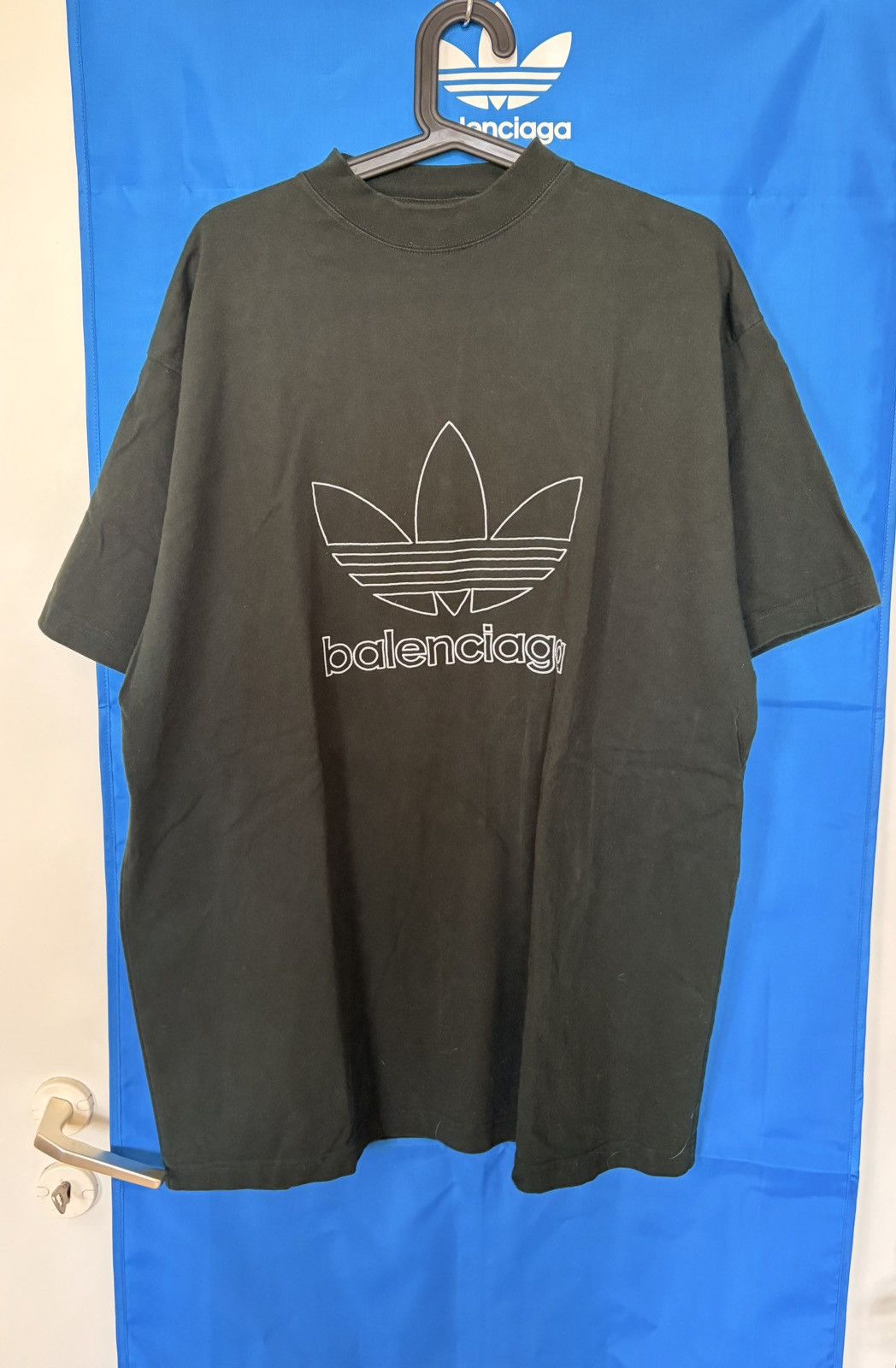 Adidas × Balenciaga Adidas x Balenciaga Oversize T-Shirt Green Sz.1 Size M / US 6-8 / IT 42-44 - 2 Thumbnail