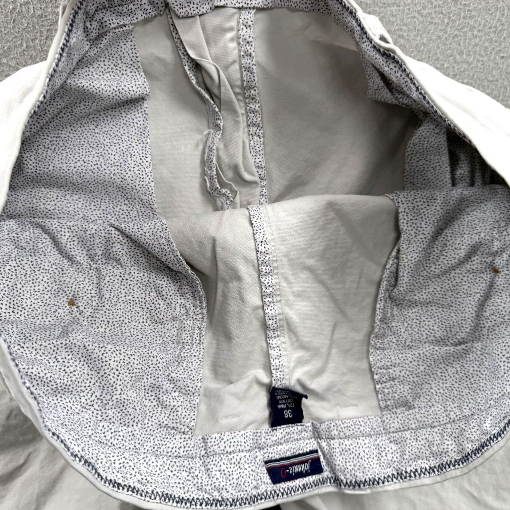 johnnie-O johnnie-O Shorts Mens 38 White Chino Stretch 9 Inseam Casual Cotton Summer Size US 38 / EU 54 - 7 Thumbnail