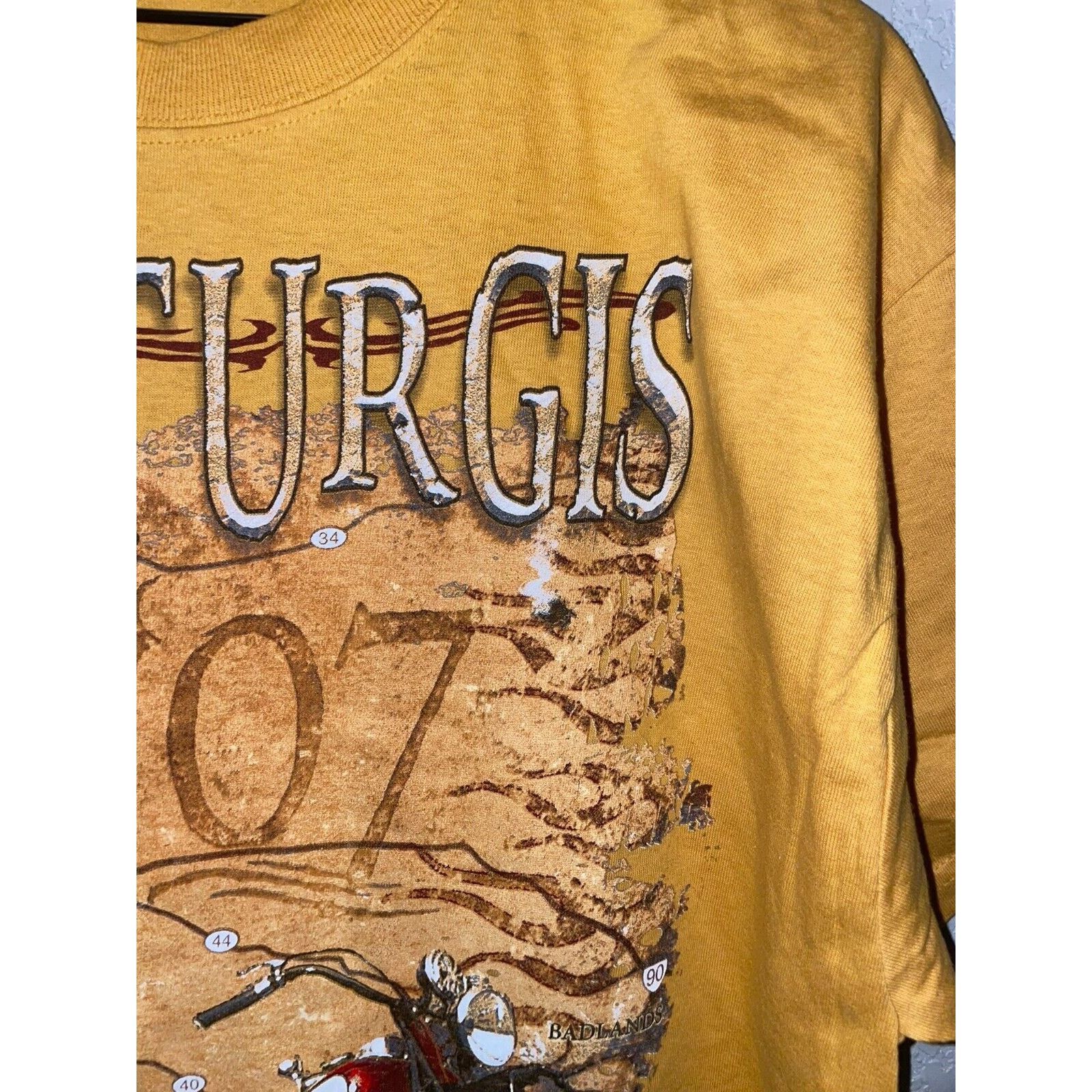 Vintage Vintage Sturgis Bike Week Shirt Motorcycle Map Tee L Large Size US L / EU 52-54 / 3 - 3 Thumbnail