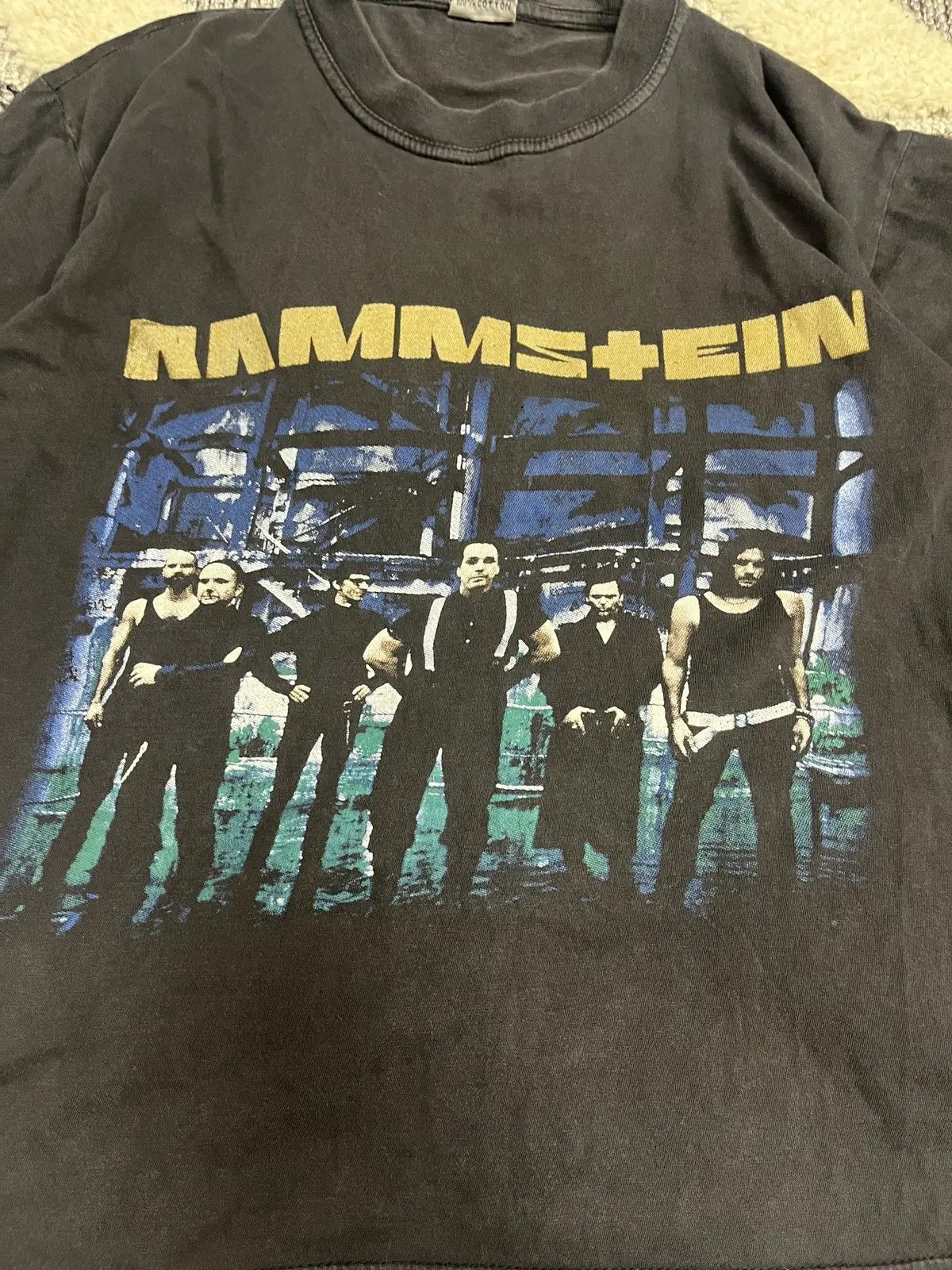 Band Tees Vintage Rammstein Band Graphic Black T-Shirt Size US S / EU 44-46 / 1 - 2 Thumbnail