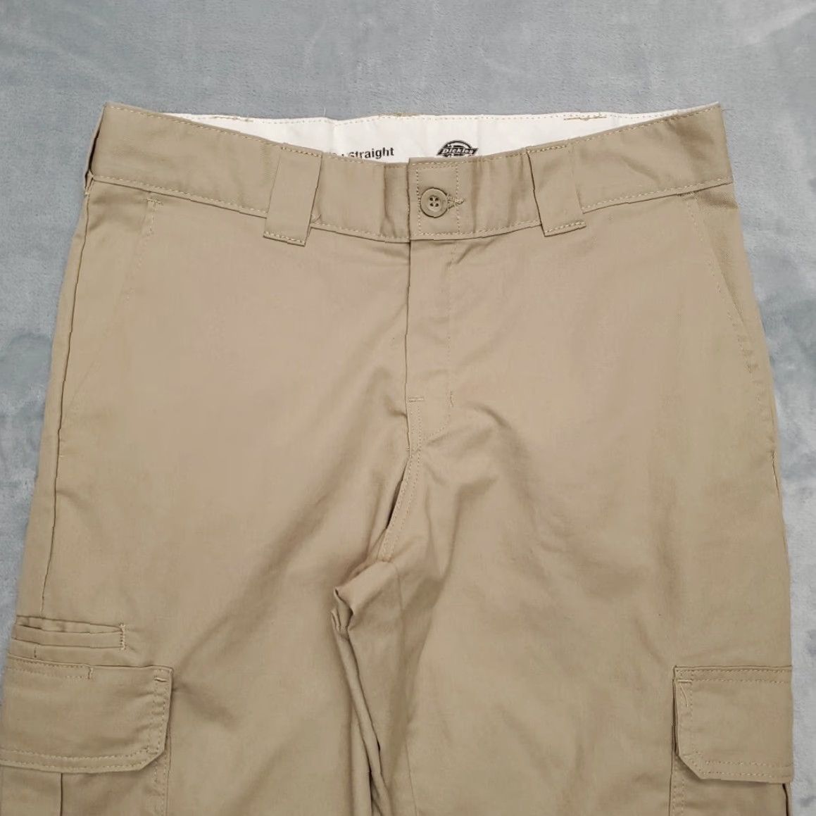 Dickies VTG Dickies Pants Men 32x30 Beige Khaki Twill Flex Cargo Pocket Workwear Classic Pants Mens Beige Twill Cargo Pocket Dickies Pants 32x30 Mens Size US 32 / EU 48 - 3 Thumbnail
