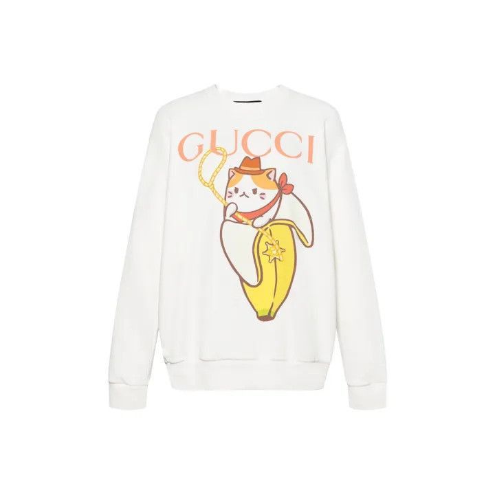 Gucci Gucci Love Parade Cat Print Sweatshirt-2507 Size XL / US 12-14 / IT 48-50 - 6 Thumbnail