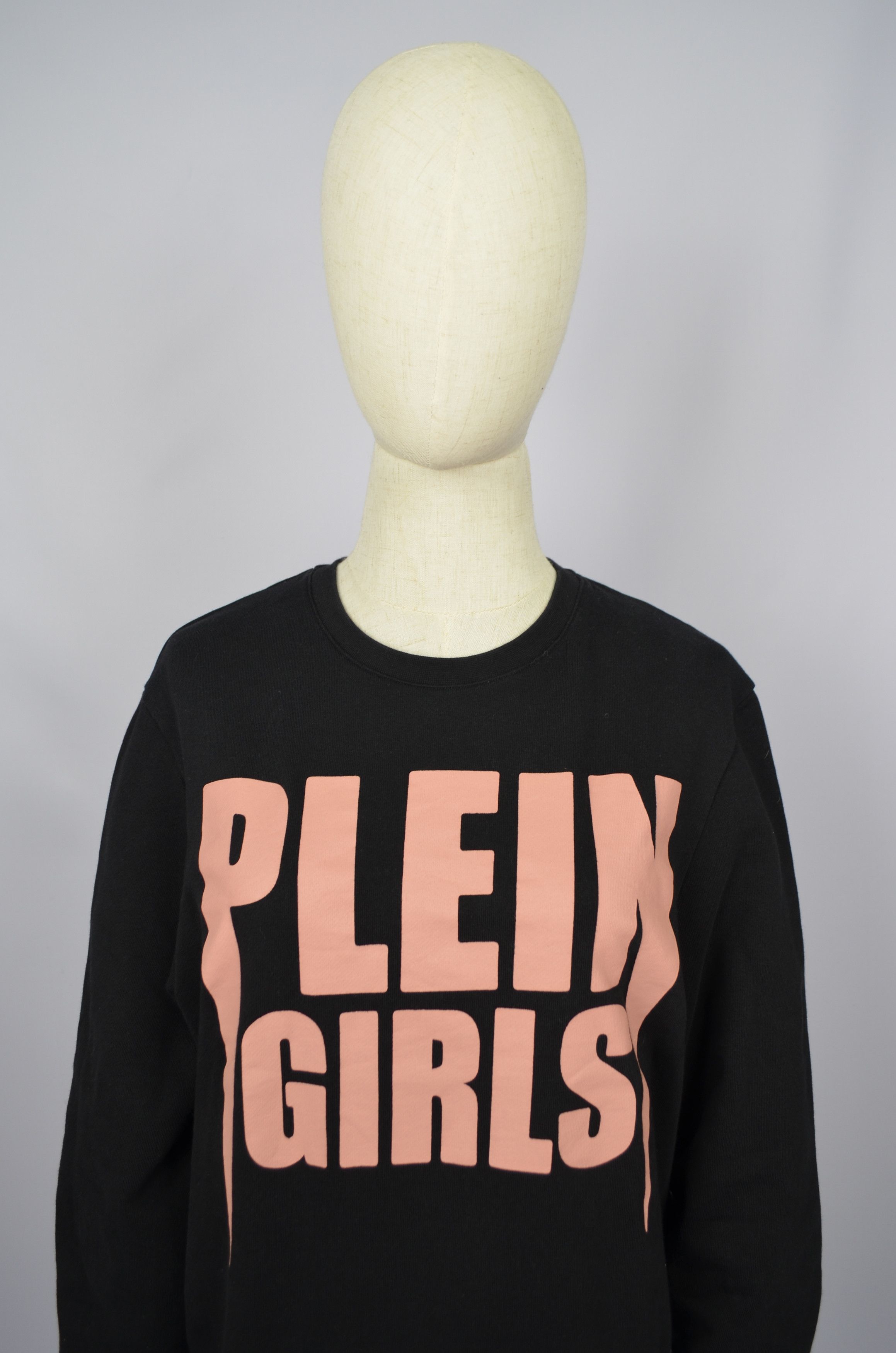 Designer × Philipp Plein Philipp Plein Plein Girls Logo Sweatshirt Black Size M Size M / US 6-8 / IT 42-44 - 3 Thumbnail