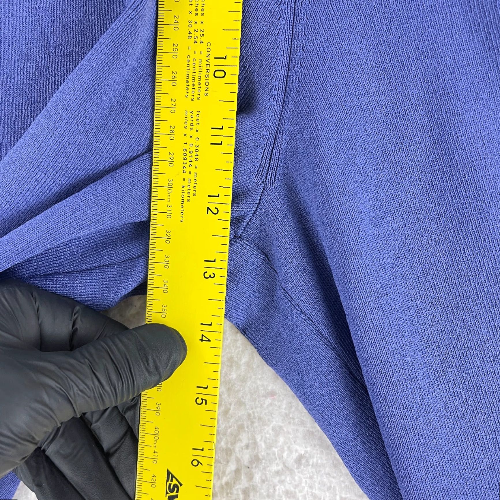Vintage Chico's Purple Pull On Straight Leg Pants Womens Large Elastic Waist High-Rise" Size 36" / US 14 / IT 50 - 6 Thumbnail