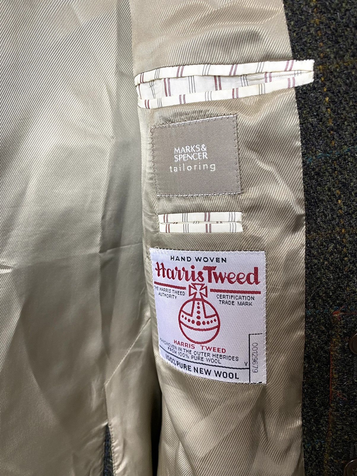Harris Tweed Vintage Harris Tweed Pure Wool Jacket Blazer Size US XL / EU 56 / 4 - 7 Thumbnail