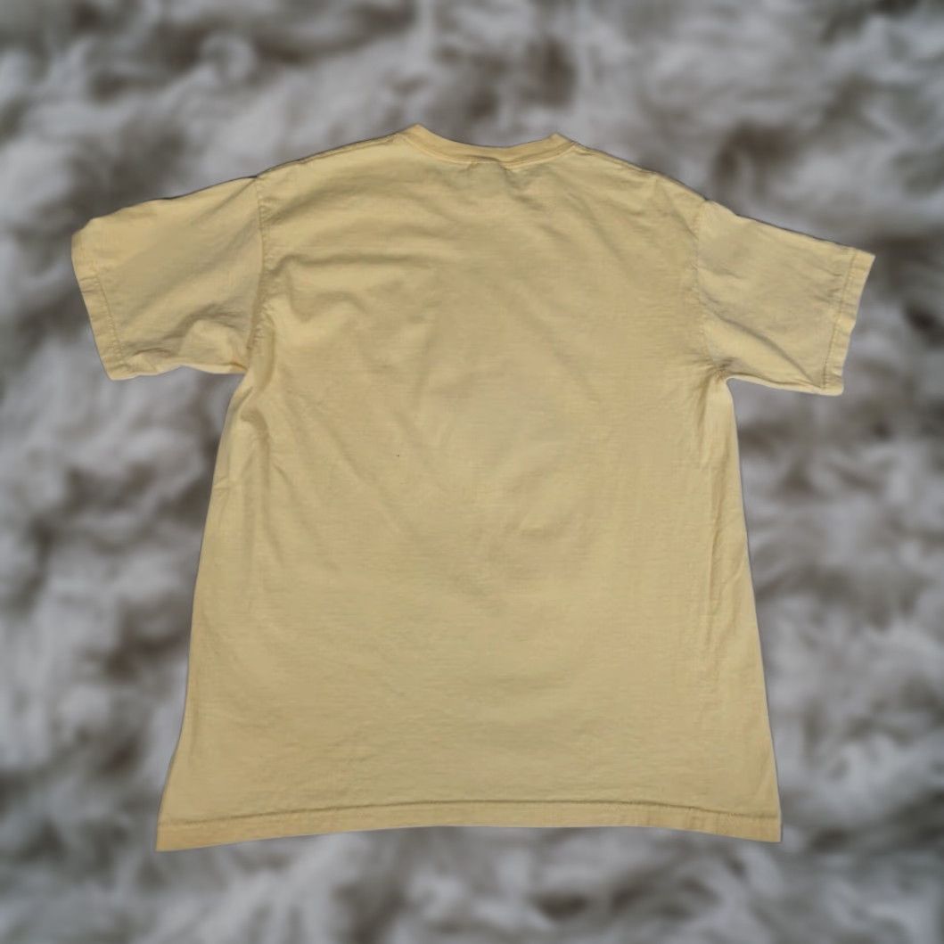 CO VINTAGE Funny Graphic Print Yellow Crew Neck Short Sleeve T Shirt Mens Medium Size US M / EU 48-50 / 2 - 4 Thumbnail