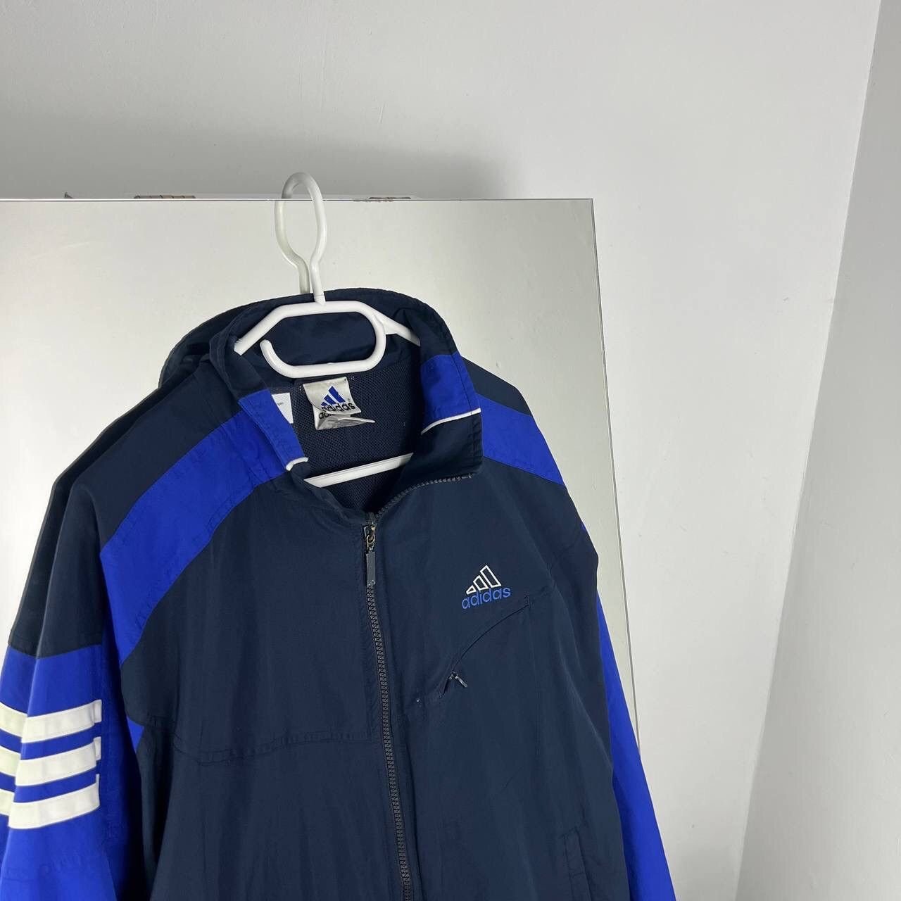 Adidas Adidas Vintage 90s Retro Zip Jacket Y2K Style Baggy Fit Size US L / EU 52-54 / 3 - 2 Thumbnail