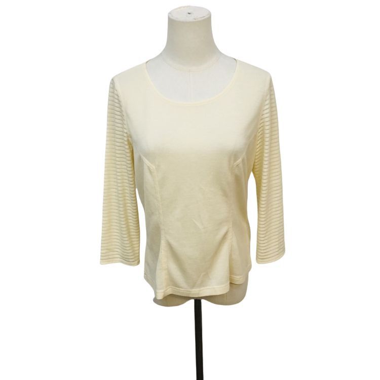 Dior Christian Dior Ribbed Sleeve Long Sleeve Top Size M Size M / US 6-8 / IT 42-44 - 1 Thumbnail