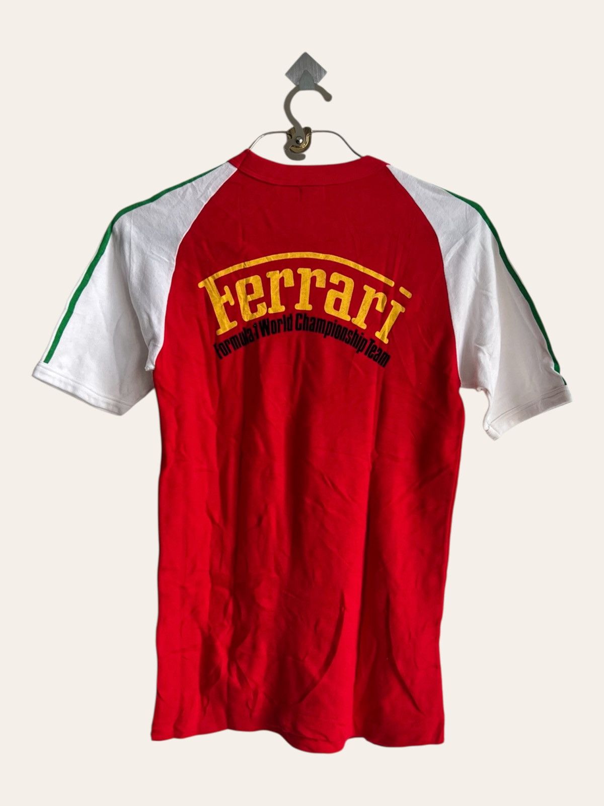 Ferrari 1970s Vintage Ferrari F-1 World Championship Team Raglan Tee Size US S / EU 44-46 / 1 - 3 Thumbnail