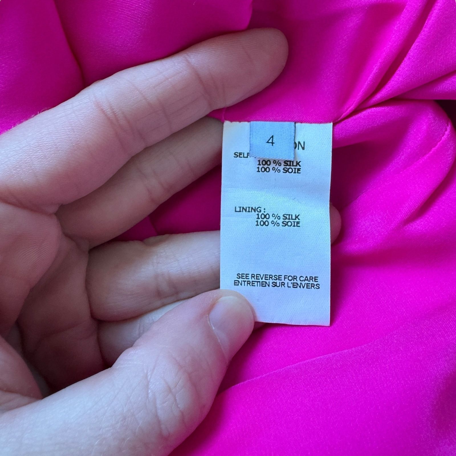 THAKOON Thakoon Bright Pink Mini Dress Size S / US 4 / IT 40 - 6 Thumbnail