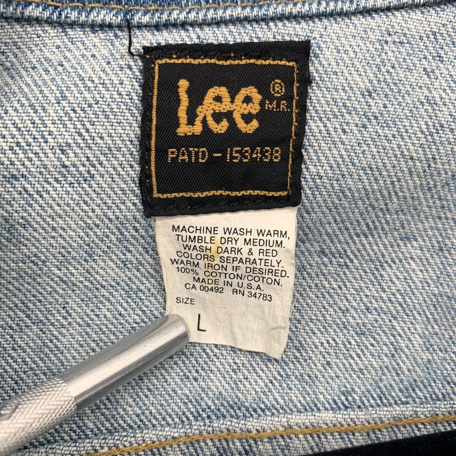 Lee Return to Lonesome Dove Lee Jean Jacket Men's Large Blue VTG Size US L / EU 52-54 / 3 - 2 Thumbnail