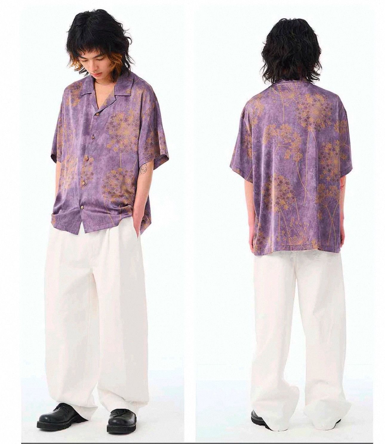 Other Graffiti Button Up Short Sleeve Shirt Size US M / EU 48-50 / 2 - 12 Thumbnail